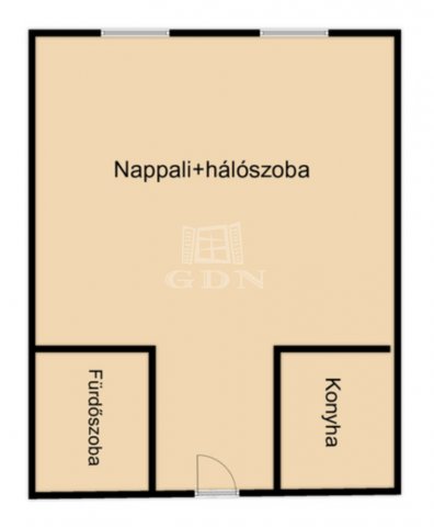Eladó téglalakás, Budapesten, XI. kerületben 36.5 M Ft, 1 szobás