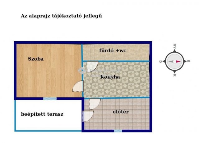 Eladó téglalakás, Budapesten, IV. kerületben 19.2 M Ft, 1 szobás