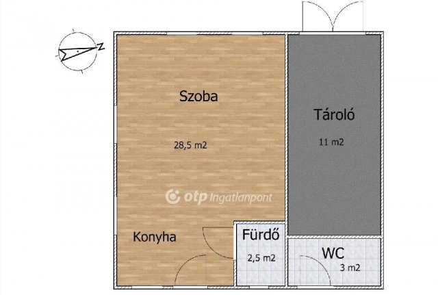 Eladó nyaraló, Szigetszentmártonban 49.9 M Ft, 1 szobás