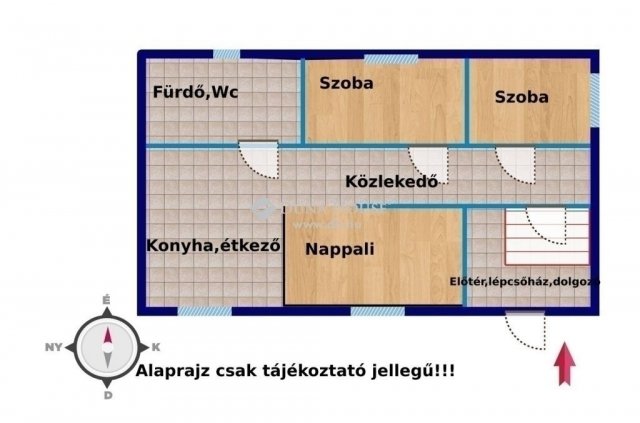 Eladó családi ház, Vecsésen 75 M Ft, 3 szobás