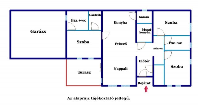 Eladó családi ház, Dunaharasztin 134.9 M Ft, 4 szobás