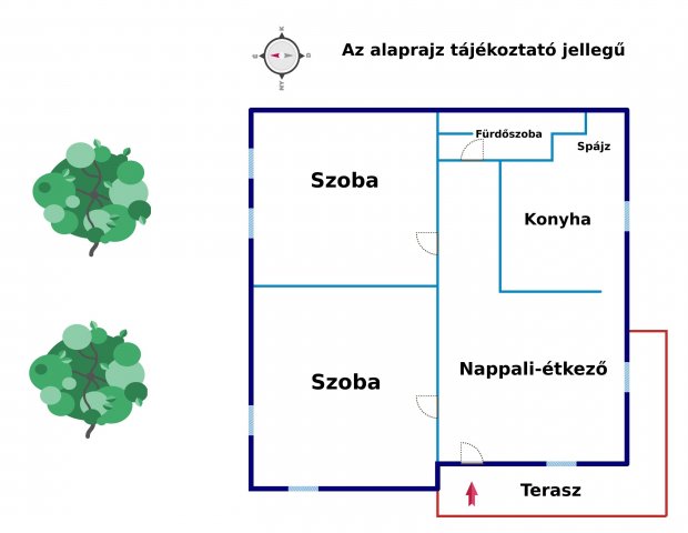 Eladó családi ház, Nagyberényen 48 M Ft, 3 szobás