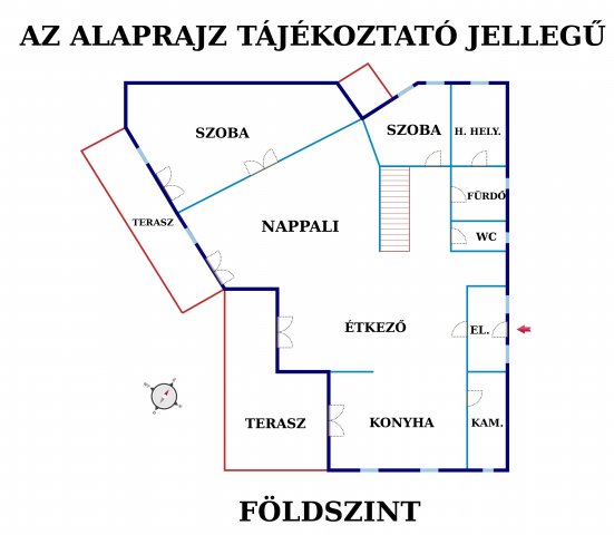 Eladó családi ház, Dabason 127.9 M Ft, 7 szobás