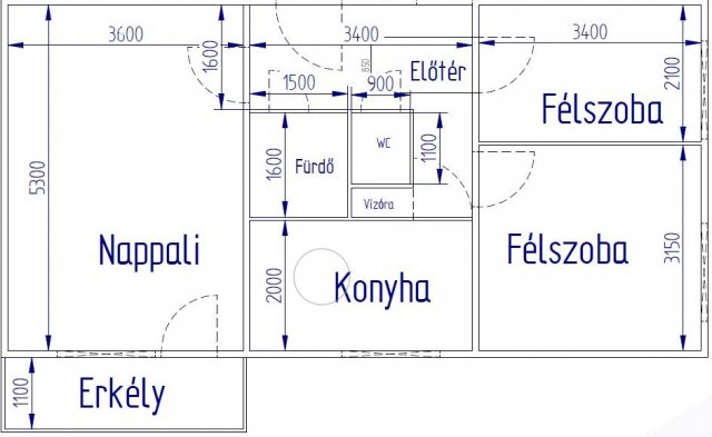 Eladó panellakás, Tatabányán 38.2 M Ft, 3 szobás