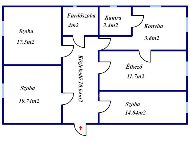 Eladó családi ház, Pátyodon 14.5 M Ft, 3 szobás