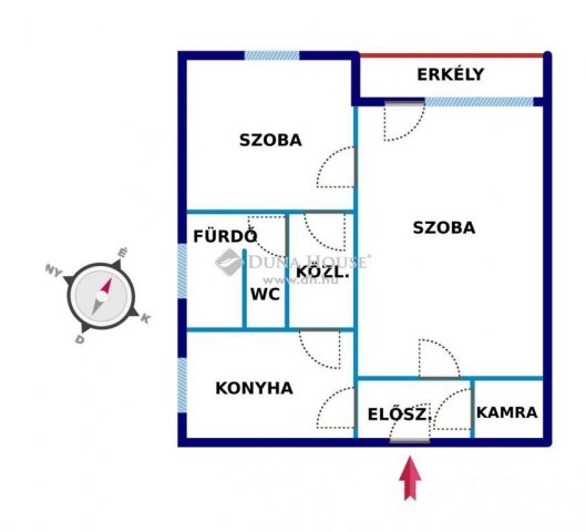 Eladó téglalakás, Kecskeméten 25 M Ft, 2 szobás