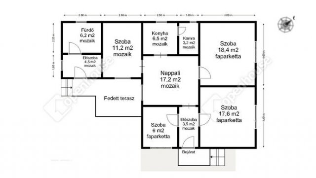 Eladó családi ház, Bodrogolasziban 11.9 M Ft, 4+1 szobás