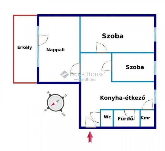 Kiadó panellakás, albérlet, Kecskeméten 150 E Ft / hó, 3 szobás