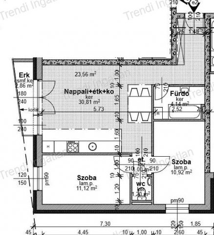 Eladó téglalakás, Győrött 49.99 M Ft, 3 szobás