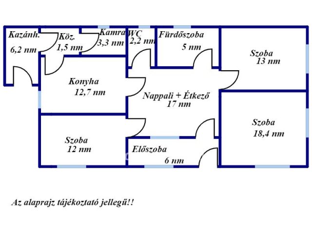 Eladó családi ház, Túrkevén 17.5 M Ft, 3 szobás