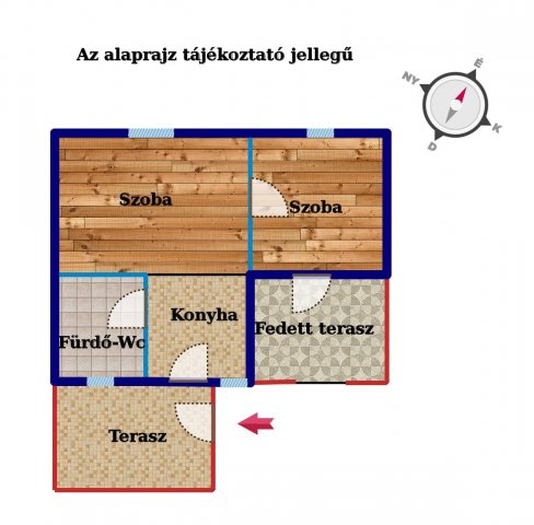 Eladó családi ház, Hegyfalun 17.9 M Ft, 2 szobás