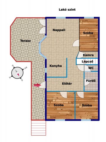 Eladó családi ház, Pázmándon 98 M Ft, 5 szobás