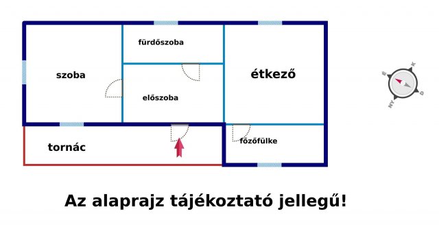 Eladó családi ház, Úrin 24.9 M Ft, 1 szobás