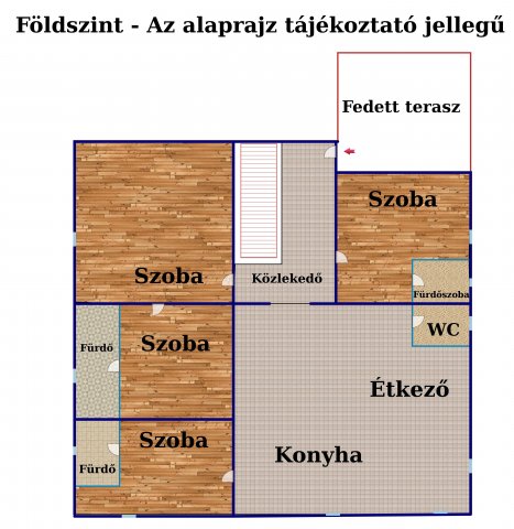 Kiadó családi ház, albérlet, Vecsésen 4500 E Ft / hó