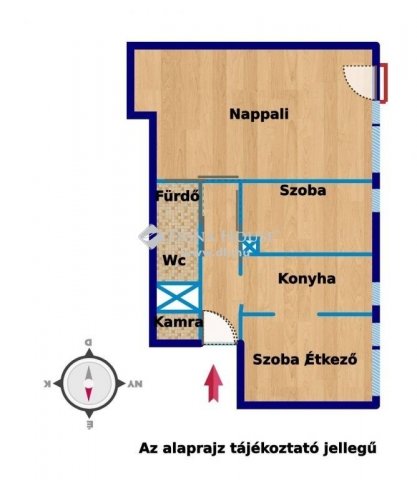 Eladó téglalakás, Nagykanizsán 25.5 M Ft, 1+1 szobás