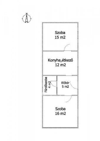 Eladó családi ház, Miskolcon 21 M Ft, 2 szobás