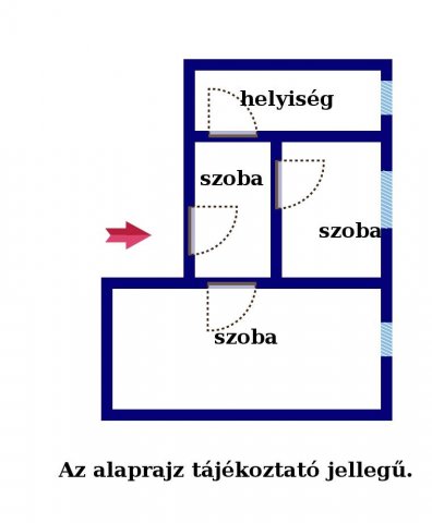 Eladó családi ház, Pécsett 25 M Ft, 1+1 szobás