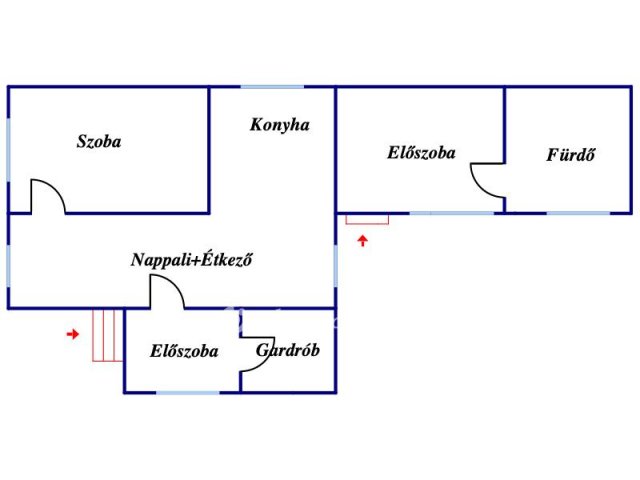 Eladó családi ház, Szomolyán, Hunyadi úton 35 M Ft, 1 szobás