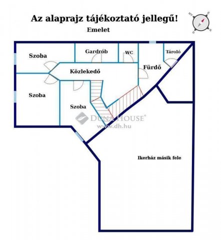 Eladó ikerház, Budapesten, XVIII. kerületben 110 M Ft, 4 szobás