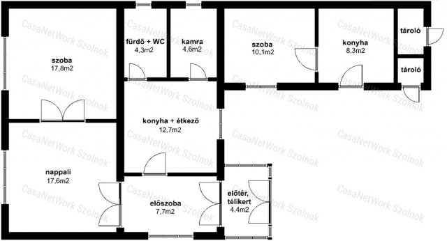 Eladó családi ház, Szolnokon 29.2 M Ft, 2 szobás