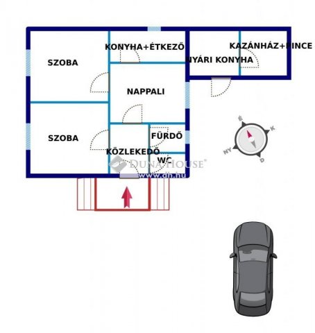 Eladó családi ház, Vecsésen 53.5 M Ft, 3 szobás