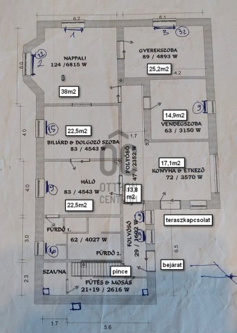 Eladó családi ház, Sóskúton 129 M Ft, 5 szobás