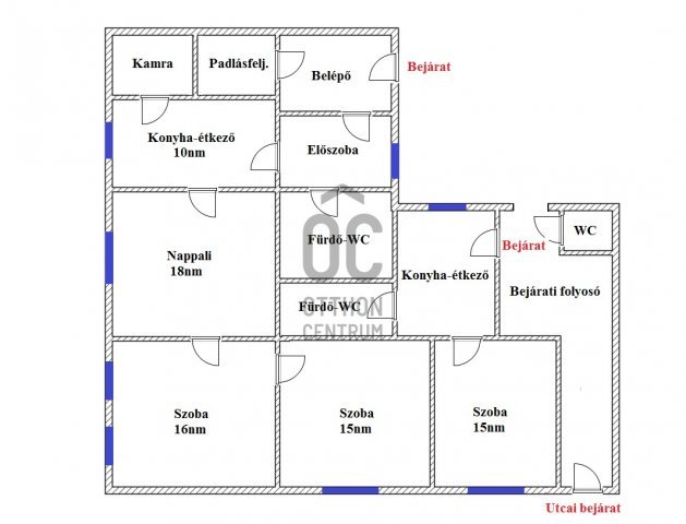 Eladó családi ház, Pécsett 58 M Ft, 4 szobás
