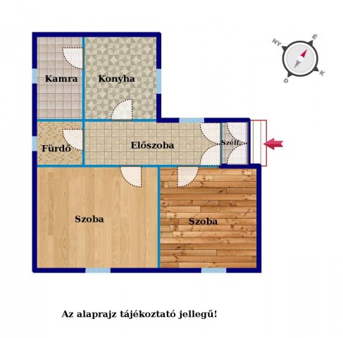 Eladó családi ház, Hosszúperesztegen 10.5 M Ft, 2 szobás