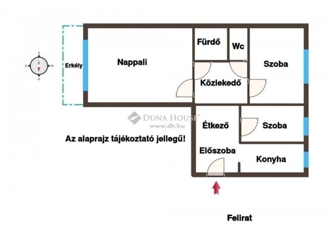Eladó panellakás, Budapesten, XIX. kerületben 53.5 M Ft, 3 szobás