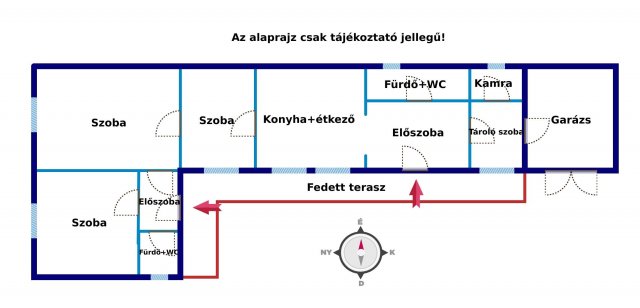 Eladó családi ház, Mágocson 13.9 M Ft, 3 szobás