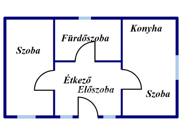 Eladó családi ház, Napkoron 23 M Ft, 2 szobás