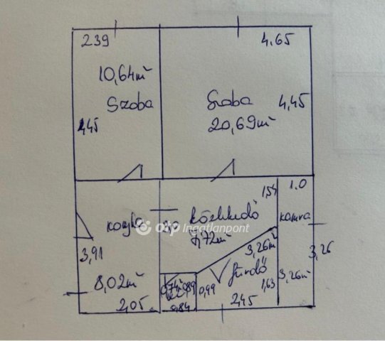 Eladó családi ház, Kisvárdán 9.66 M Ft, 1+1 szobás