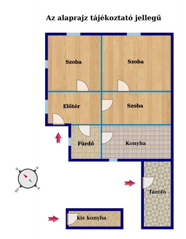 Eladó családi ház, Jászkarajenőn 17.8 M Ft, 3 szobás