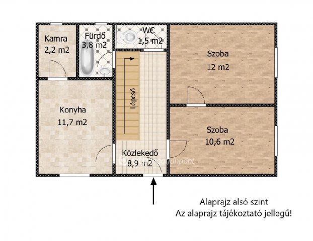 Eladó családi ház, Kiskunlacházán 39.9 M Ft, 4+2 szobás