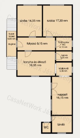 Eladó családi ház, Jászszentandráson 26.5 M Ft, 3 szobás