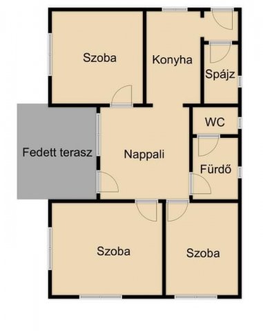 Eladó családi ház, Hajdúszoboszlón 49.9 M Ft, 4 szobás