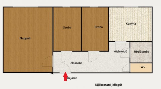 Eladó panellakás, Budapesten, IV. kerületben 57 M Ft, 1+2 szobás