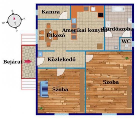 Eladó családi ház, Budaörsön 83.9 M Ft, 2 szobás