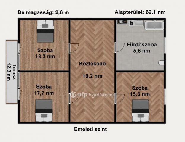 Eladó családi ház, Érden 84.9 M Ft, 4 szobás