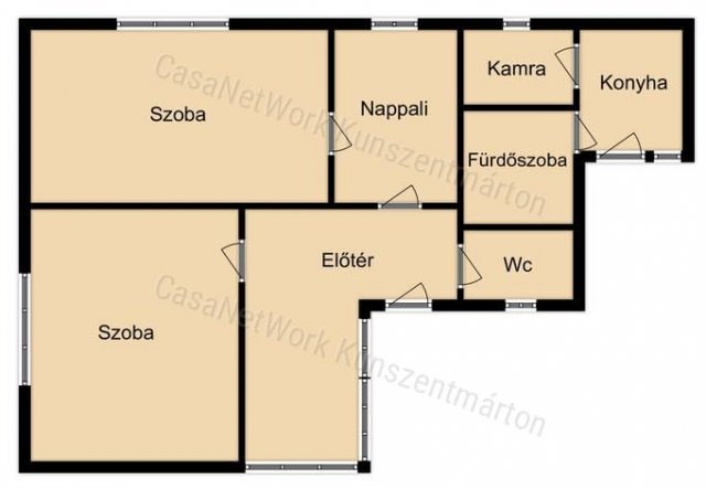 Eladó családi ház, Kunszentmártonban 6.6 M Ft, 3 szobás