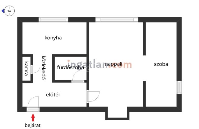 Eladó téglalakás, Szigetszentmiklóson 34.99 M Ft, 1+1 szobás