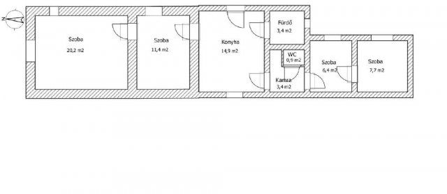 Eladó családi ház, Mindszenten 4.9 M Ft, 1+3 szobás