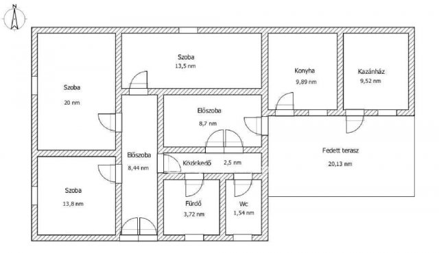 Eladó családi ház, Fábiánsebestyénben 20.6 M Ft, 3 szobás