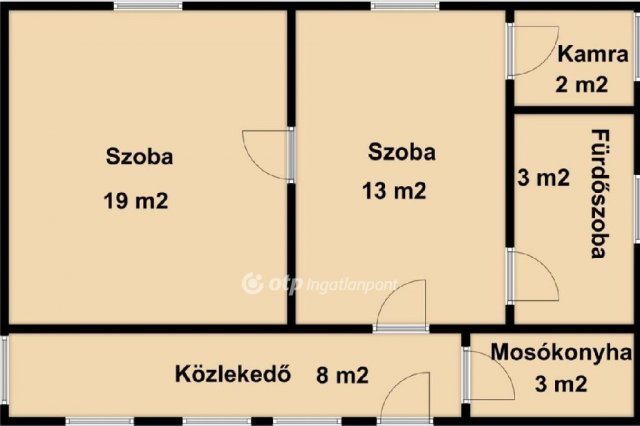 Eladó családi ház, Monostorpályin 20.5 M Ft, 2 szobás