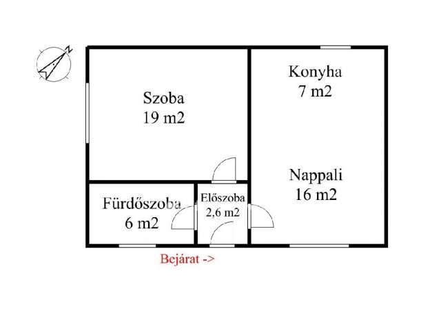 Eladó családi ház, Szerencsen 6.9 M Ft, 2 szobás