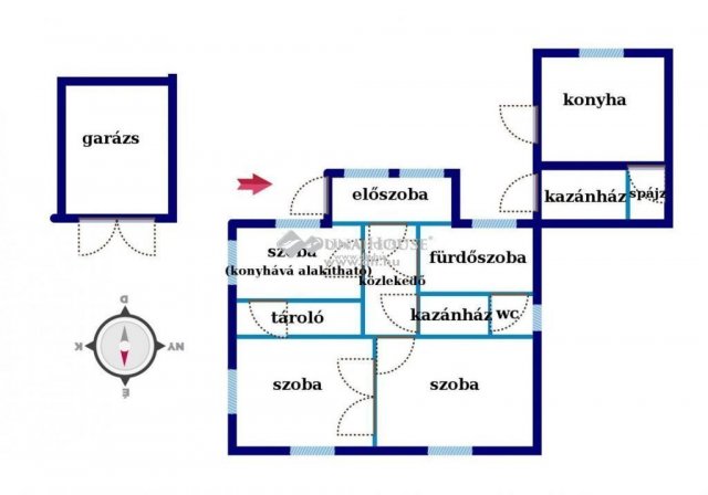 Eladó családi ház, Kecskeméten 45 M Ft, 3 szobás