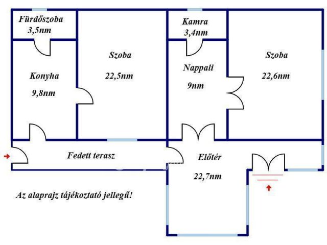 Eladó családi ház, Kisújszálláson 12.8 M Ft, 2 szobás