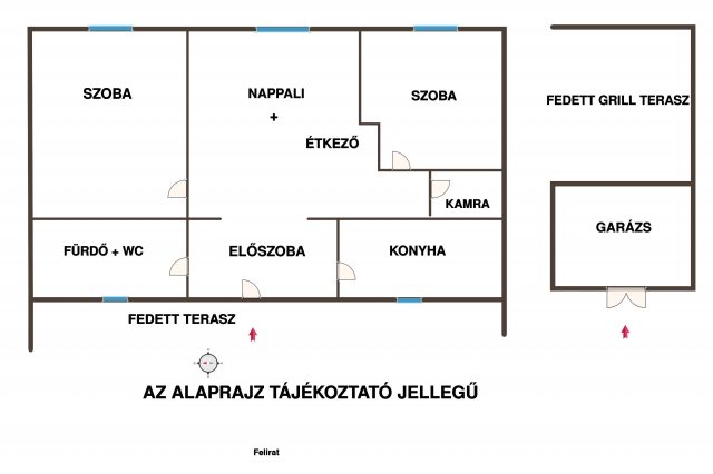 Eladó családi ház, Kecskeméten 37.9 M Ft, 3 szobás