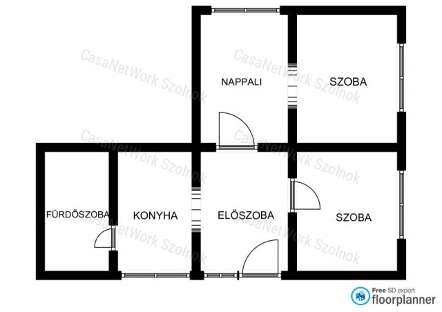 Eladó családi ház, Cibakházán 24 M Ft, 2 szobás