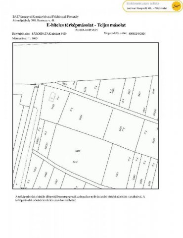 Eladó telek, Sárospatakon 15.7 M Ft / költözzbe.hu